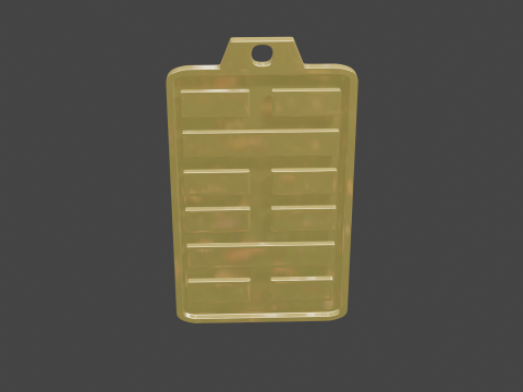 Yijing hexagram 29 pendant 3D मॉडल