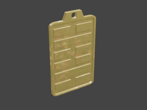 Yijing hexagram 29 pendant 3D मॉडल