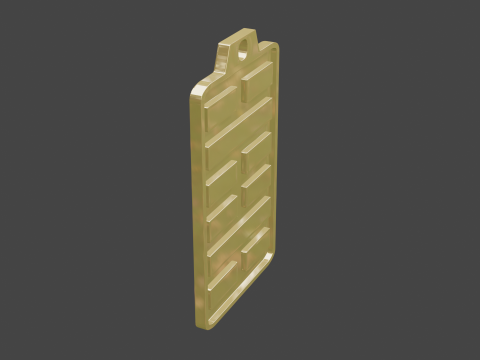 Yijing hexagram 29 pendant 3D मॉडल