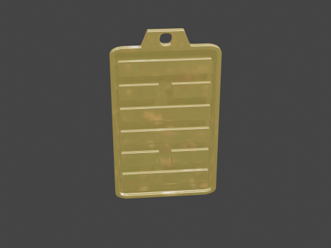Yijing hexagram 30 pendant 3D Модель