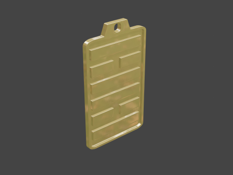Yijing hexagram 30 pendant 3D Модель