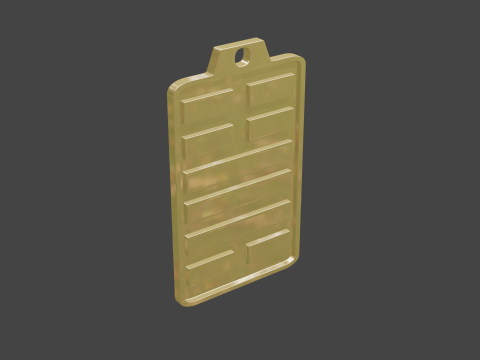 Yijing hexagram 32 pendant 3D Model