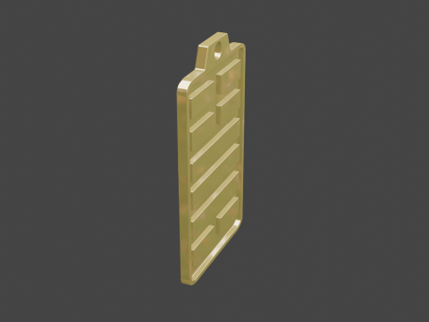 Yijing hexagram 32 pendant 3D Model