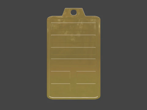 यिजिंग हेक्साग्राम 33 पेंडेंट 3D मॉडल