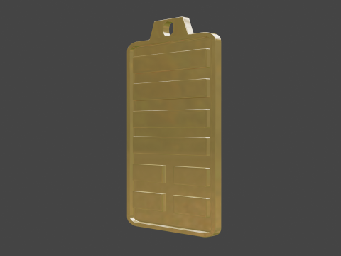 Yijing hexagram 33 pendant Modelo 3D