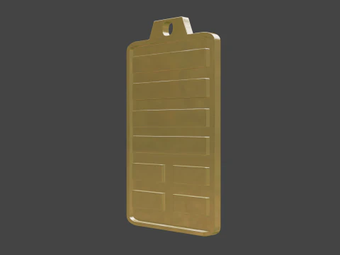 Yijing hexagram 33 pendant 3D Model