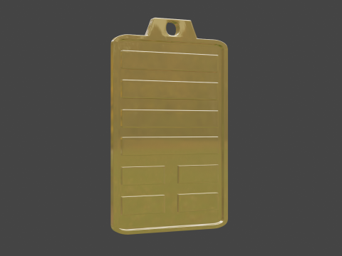 Yijing hexagram 33 pendant Modelo 3D