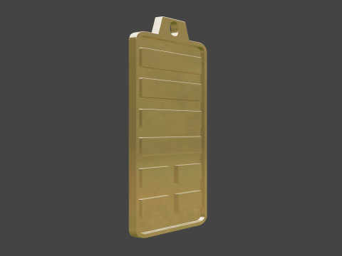 Yijing hexagram 33 pendant Modelo 3D