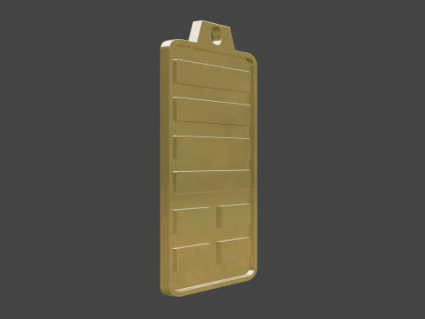 Yijing hexagram 33 pendant 3D Model