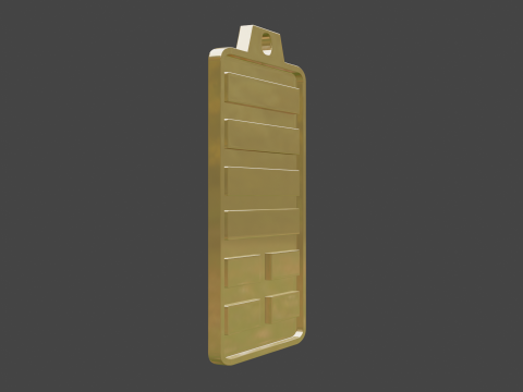 Yijing hexagram 33 pendant Modelo 3D