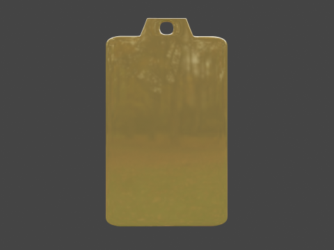 Yijing hexagram 33 pendant Modelo 3D