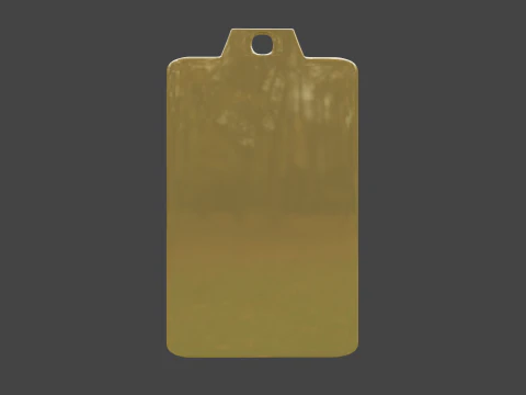 Yijing hexagram 33 pendant 3D Model