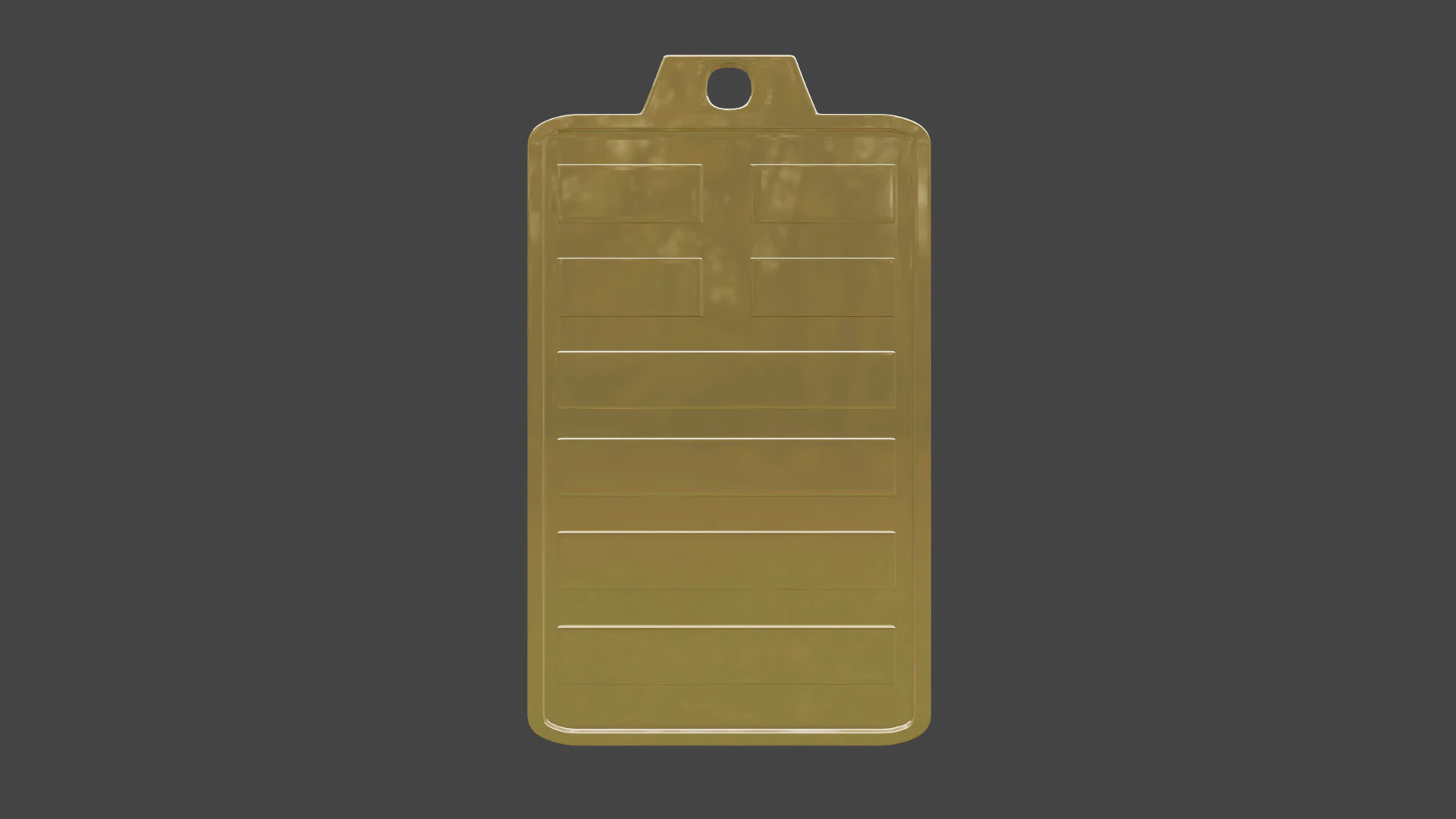 Yijing hexagram 34 pendant 3D Model .c4d .max .obj .3ds .fbx .stl .blend 