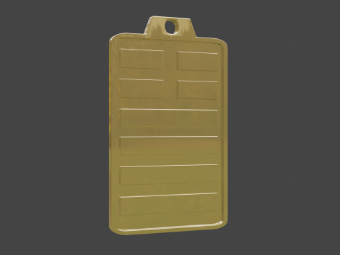 Yijing hexagram 34 pendant 3D Model