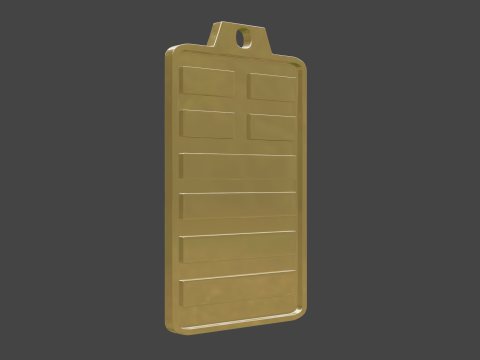 Yijing hexagram 34 pendant 3D Model
