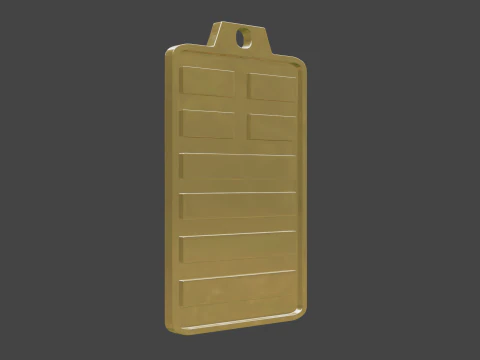 Yijing hexagram 34 pendant 3D Model