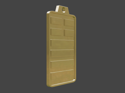Yijing hexagram 34 pendant 3D Model