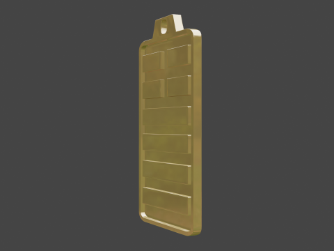 Yijing hexagram 34 pendant 3D Model