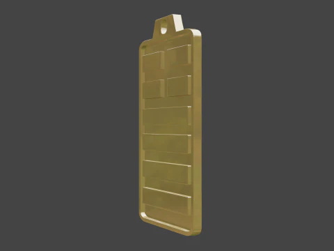 Yijing hexagram 34 pendant 3D Model