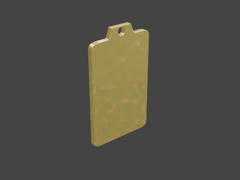 Yijing hexagram 35 pendant 3D Model