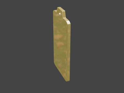 Yijing hexagram 36 pendant 3D 模型