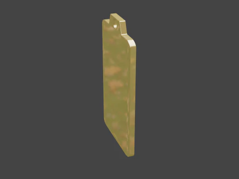 Yijing hexagram 36 pendant 3D Model