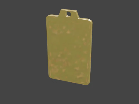 Yijing hexagram 36 pendant 3D Model