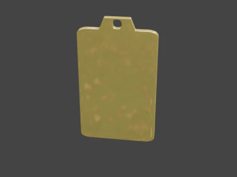 Yijing hexagram 36 pendant 3D Model
