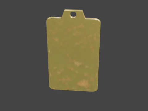 Yijing hexagram 37 pendant 3D Model