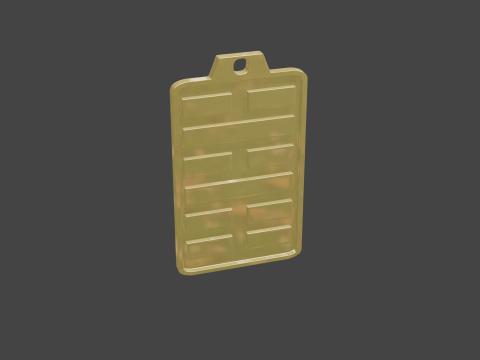 Yijing hexagram 39 pendant Model 3D