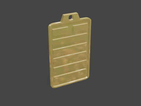 Yijing hexagram 43 pendant 3D Model