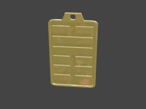 Yijing hexagram 45 pendant 3D Model