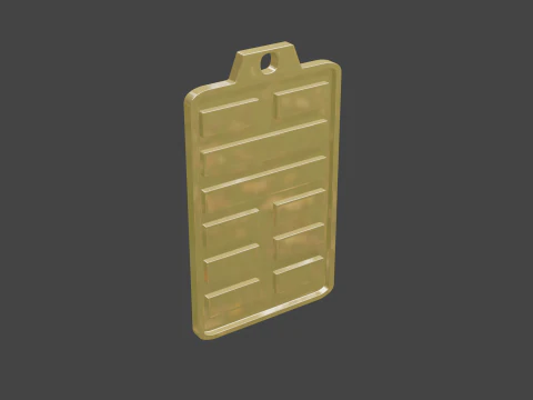 Yijing hexagram 45 pendant 3D Model
