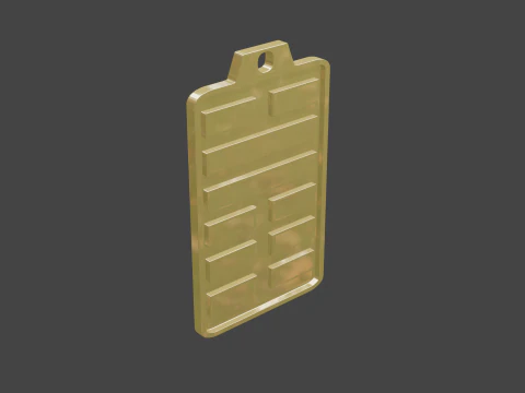 Yijing hexagram 45 pendant 3D Model
