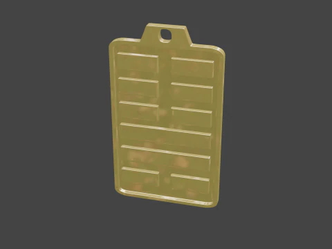 Yijing hexagram 46 pendant 3D Model