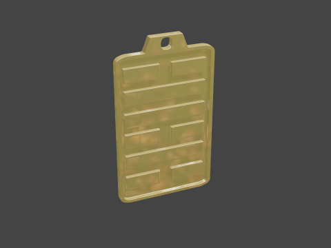 Yijing hexagram 47 pendant Modelo 3D