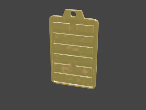 Yijing hexagram 49 pendant 3D Model