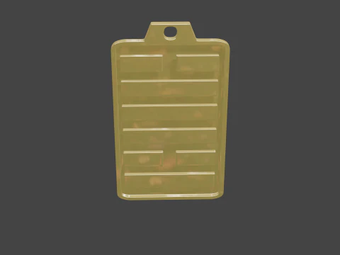 Yijing hexagram 49 pendant 3D Model