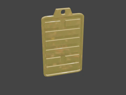 Yijing hexagram 49 pendant 3D Model