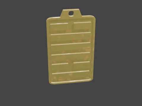 Yijing hexagram 49 pendant 3D Model