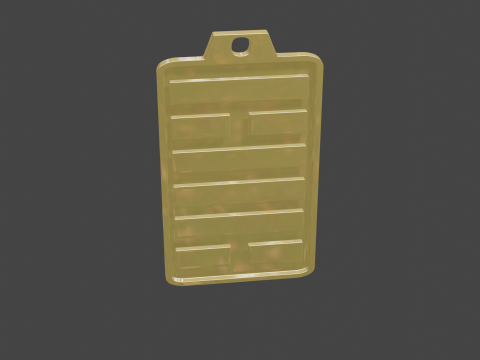Yijing hexagram 50 pendant Modelo 3D