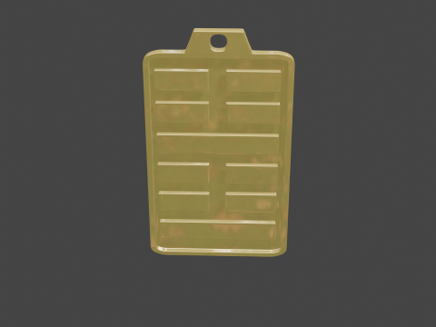 Yijing hexagram 51 pendant 3D 모델