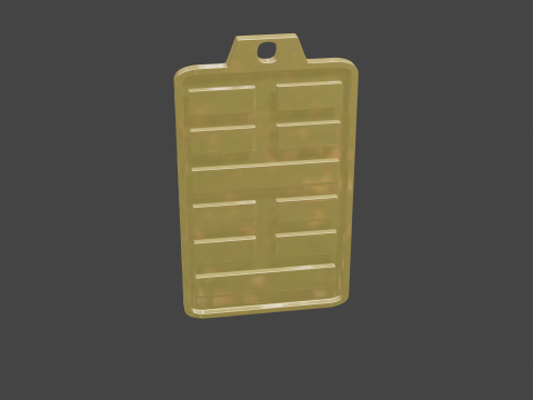 Yijing hexagram 51 pendant 3D 모델