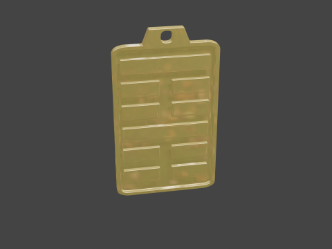 Yijing hexagram 52 pendant 3D Модель