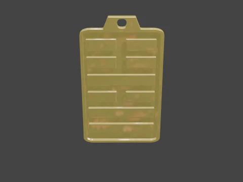 Yijing hexagram 54 pendant 3D Model