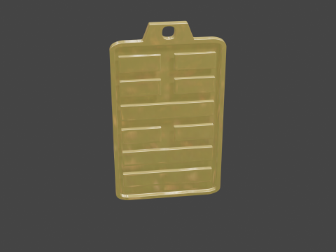Yijing hexagram 54 pendant Modelo 3D