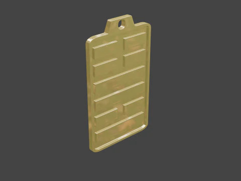 Yijing hexagram 55 pendant 3D Model