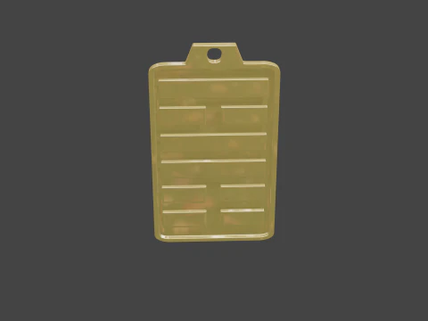 Yijing hexagram 56 pendant 3D Model