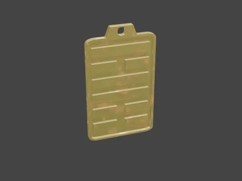 Yijing hexagram 56 pendant 3D Model