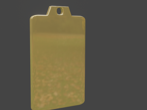 Yijing hexagram 63 pendant 3D Model